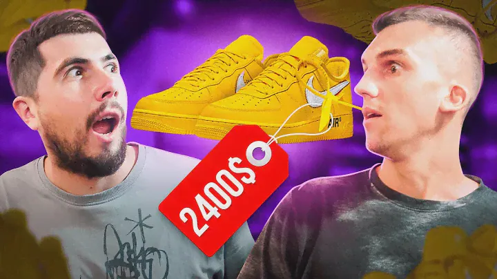 КРОССОВКИ ЗА 2400$ - Nike Air Force 1 OFF-WHITE University Gold | 2 ТЕЛА