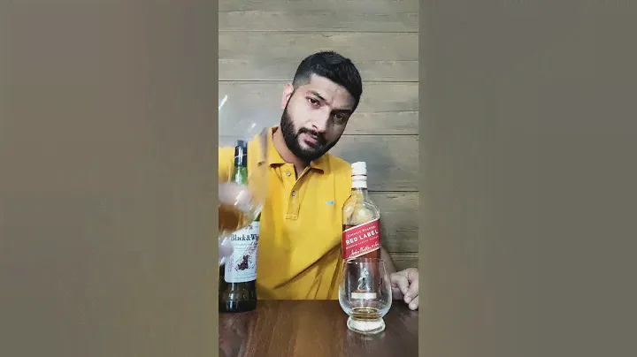 Johnnie Walker Red Label Vs Black & White Scotch Whisky