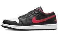 Jordan Air Jordan 1 low "white toe" Little Black Red Toe Low Gang Retro Basketball Shoes Men's Black and White Red