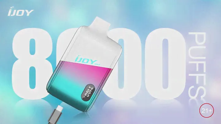 iJoyBar IC8000 8000 Puffs  Rechargeable Disposable Device With Mesh Coil